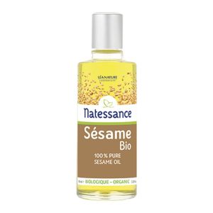 Natessance - Huile végétale de sésame 100 % pure - 100 ml