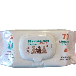 Marmailles Plus - Lingettes - 70 lingettes