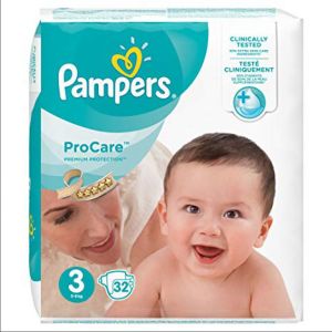 Pampers - Procare Taille 3 - 32 couches