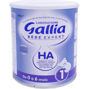 Gallia - Lait en poudre HA 1er âge - 800g