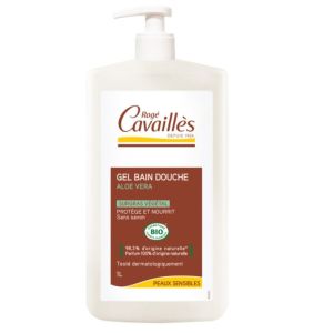 Rogé Cavaillès - Gel bain douche surgras végétal Aloe Vera - 1L