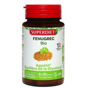 Superdiet - Fenugrec bio - 40 gélules