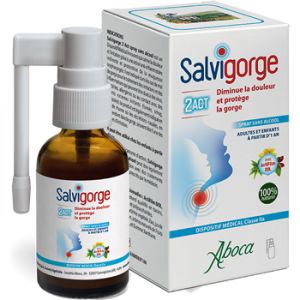 Aboca - Salvigorge 2ACT - sans alcool - spray 30ml