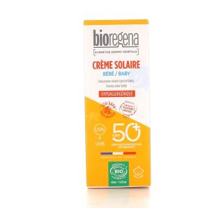Bioregena - Crème solaire bébé haute tolérance SPF50+ - 40ml