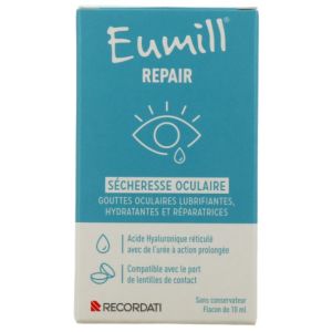 Bouchara - Eumill repair gouttes oculaires lubrifiantes hydratantes et réparatrices - 10ml