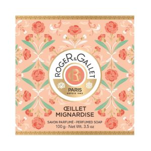 Roger & Gallet - Savon rond parfumé Oeillet Mignardise- 100g