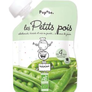 Popote - Les petits pois - dès 4 mois - 120g