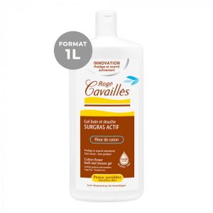 Rogé Cavaillès - Gel bain et douche Surgras actif Fleur de coton - 1L