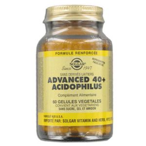 Solgar - Advanced 40+ Acidophilus - 60 gélules