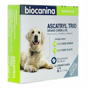 Biocanina - Ascatryl Trio Grand Chien L/XL - 2 comprimés