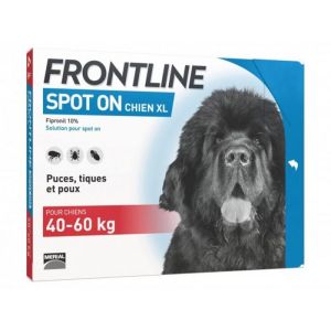 Frontline - Spot-on Chien XL 40-60kg - 4 pipettes