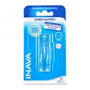 Inava - Brossettes interdentaires 3 recharges bleu - Large 1.9 mm